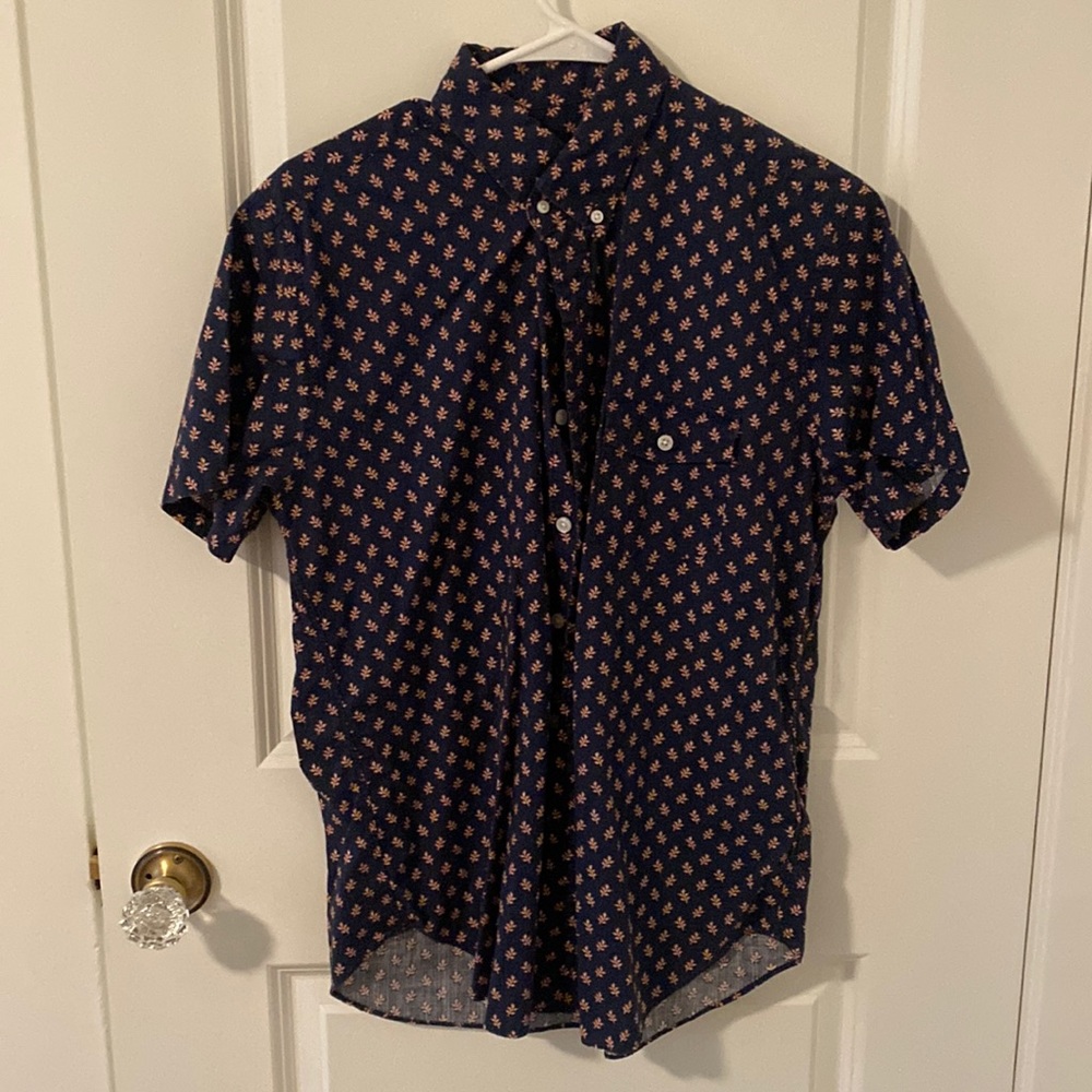 J Crew Mens Medium Button Down T-Shirt